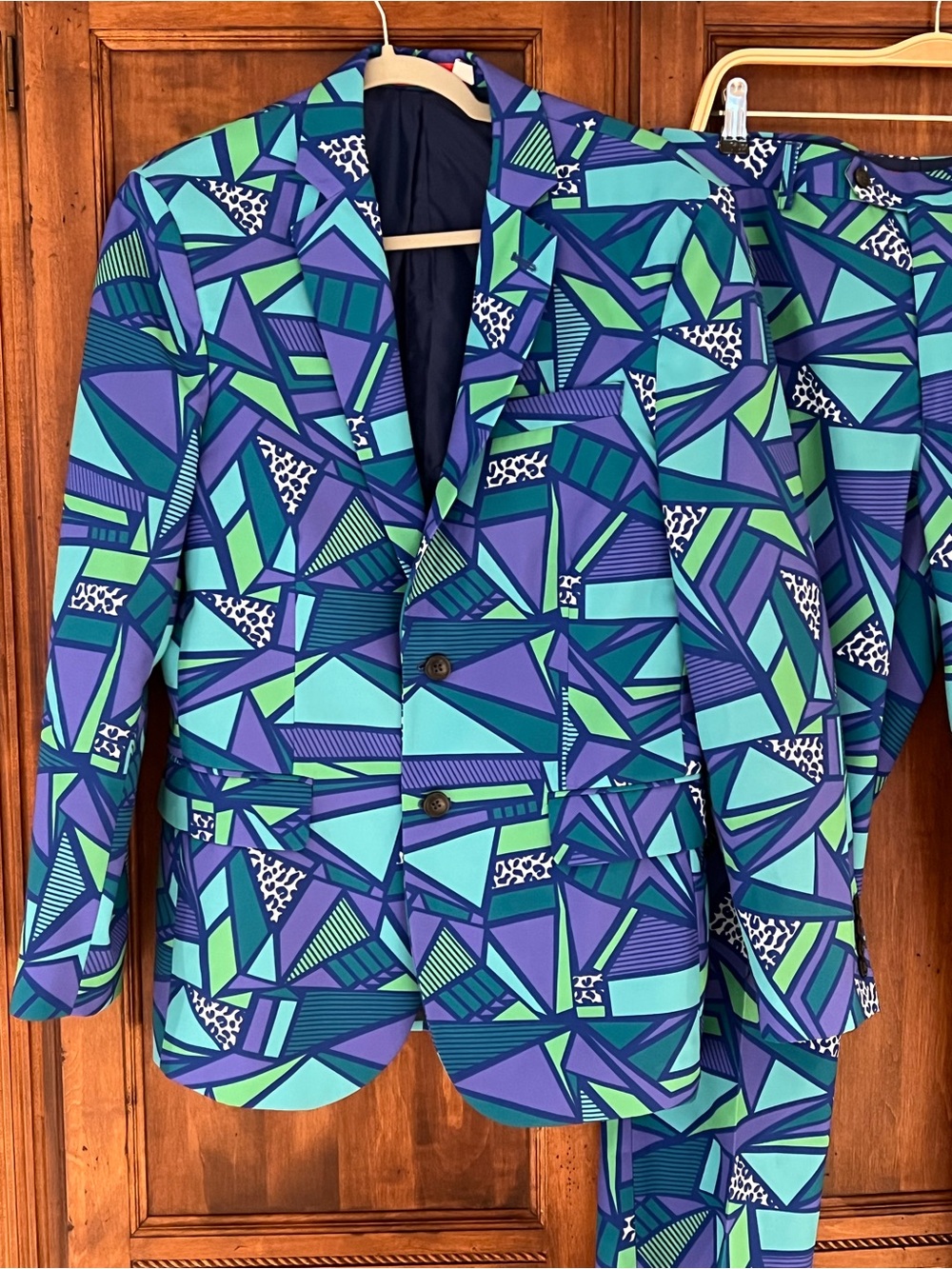 Shinesty "Le Tootski" Neon Rave Suit | Jacket Size 38 | Pants 33x33 | Worn Once - Picture 11 of 17